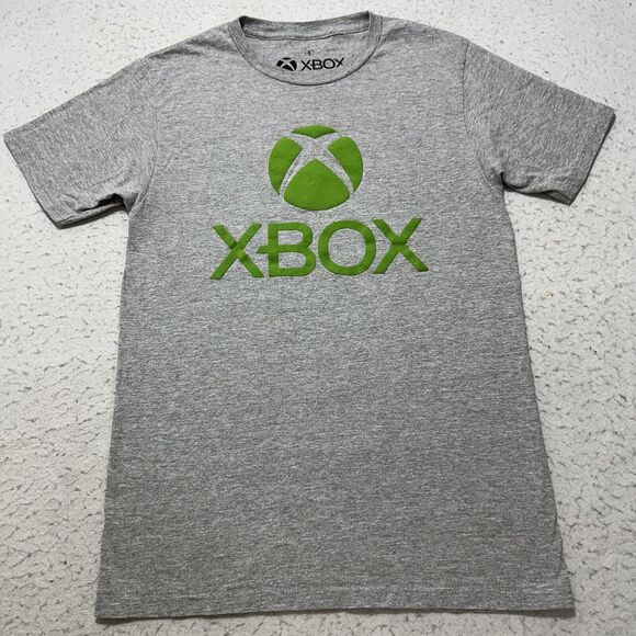 Ripple Junction Other - XBOX Men's Small Short Sleeve Graphic T Shirt Gray + Green Logo Ripple Junction